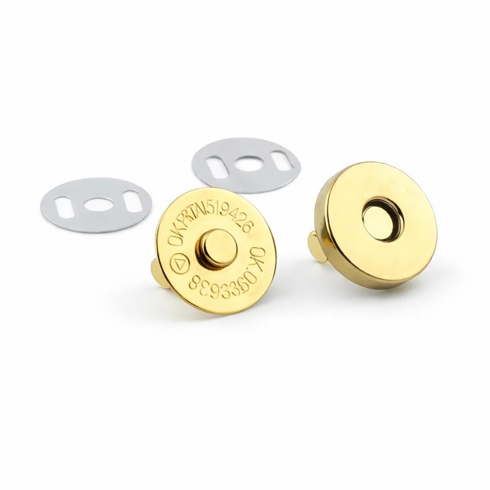 Кнопка магнітна 18 мм (золото)