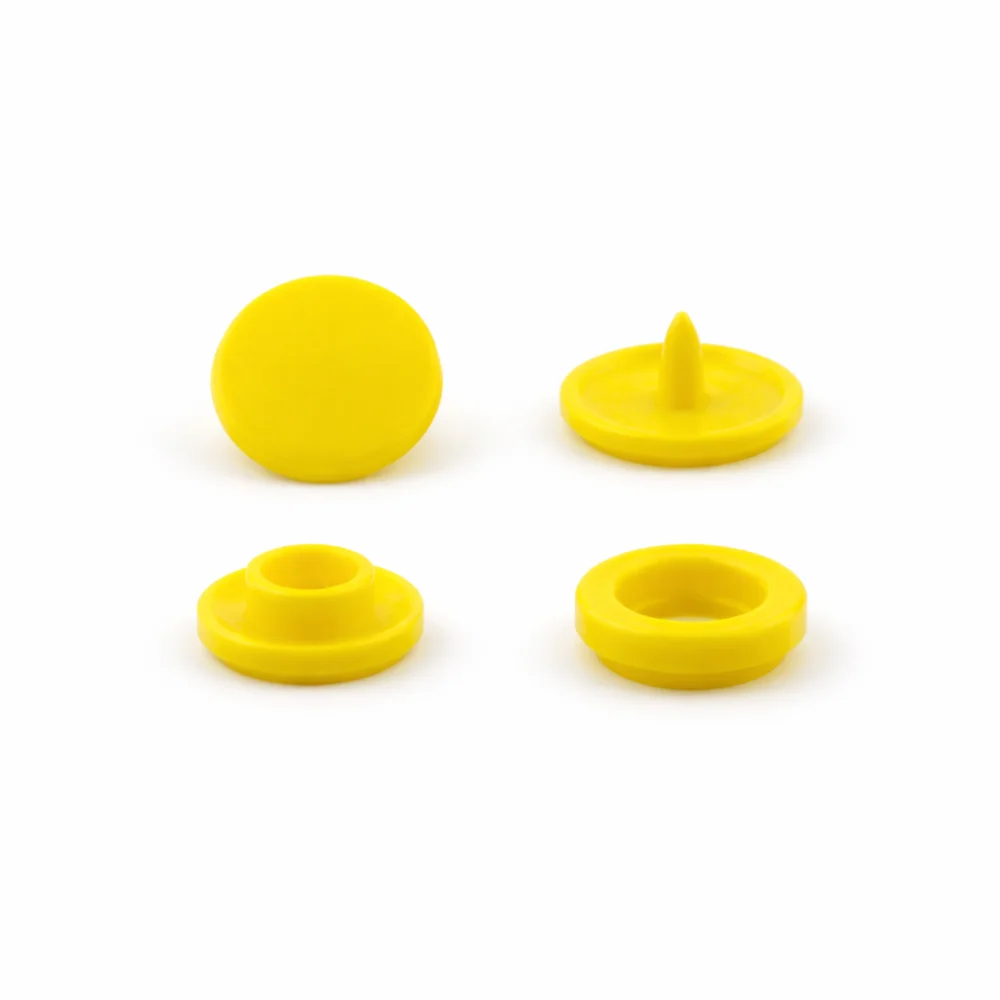 Кнопки пластикові Т5 12.5 мм Жовті
