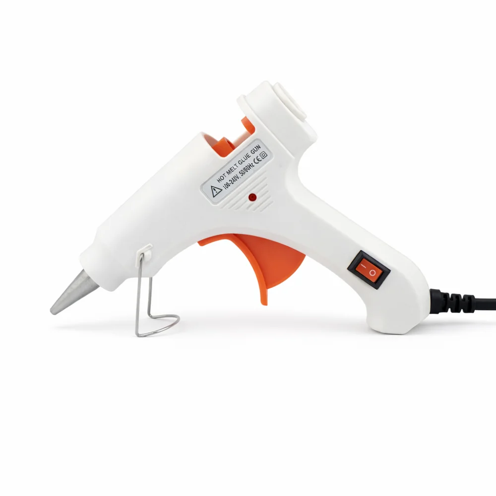 Гарячий клей пістолет Білий для стрижнів 7 мм