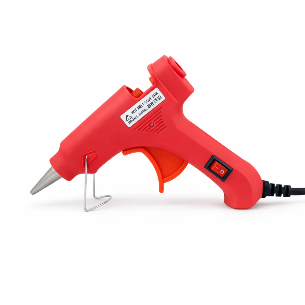 Клейовий пістолет Червоний під стрижні 0,7 см