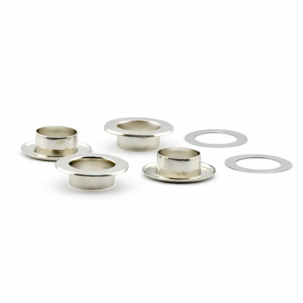 Люверс №24 (10мм) плоский Нержавіючий Нікель